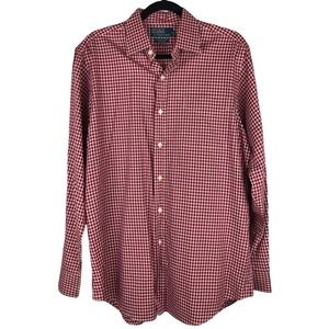 Polo by Ralph Lauren Red Gingham Button Down Collared Shirt